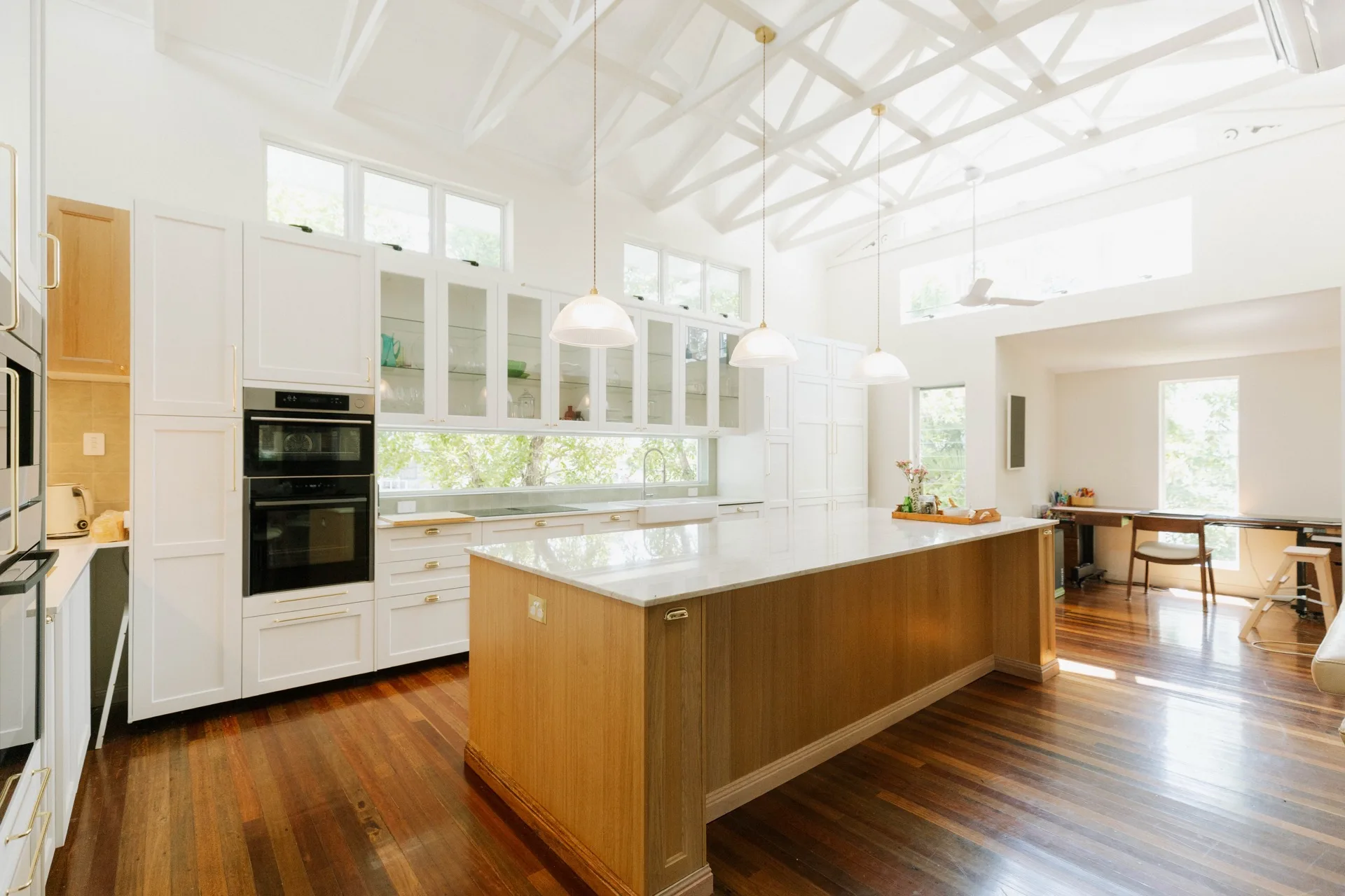 Legacy kitchen renovation — custom cabinetry and integrated appliances