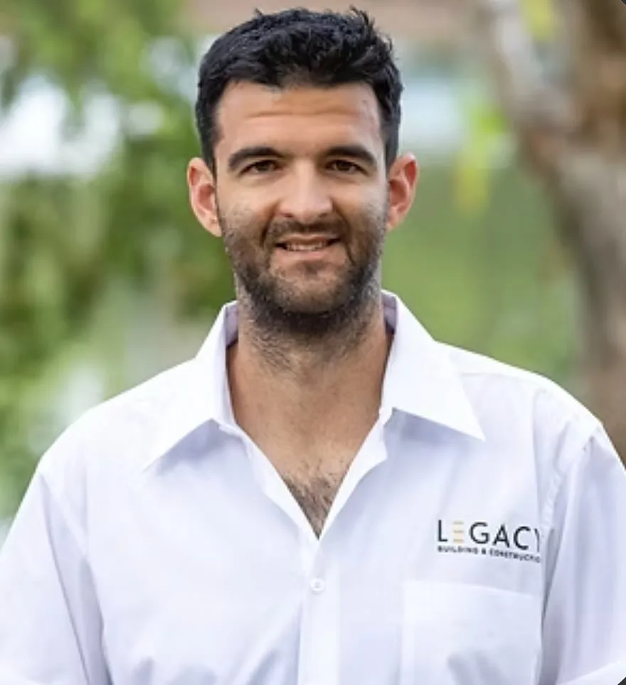 Matt Romaior, founder and director of Legacy Building & Construction, Townsville