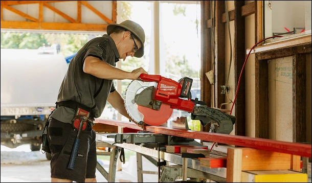 Legacy carpenter on site during a residential renovation — Townsville, North Queensland